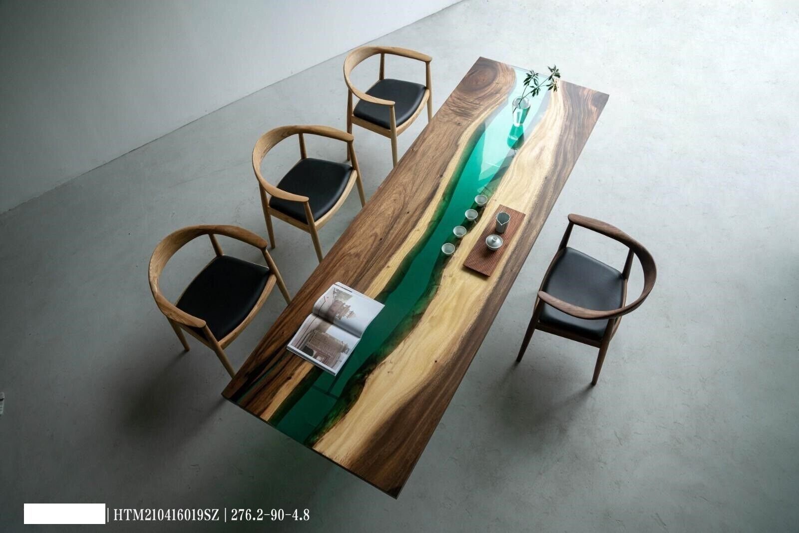 JVmoebel Konferenztisch, Luxus Tische Konferenztisch River Table Echtes Holz Flusstisch