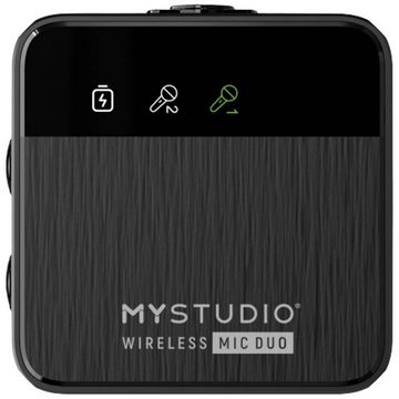Easypix Mikrofon MyStudio Wireless Mic Duo, inkl. Windschutz, inkl. Mikrofoncase