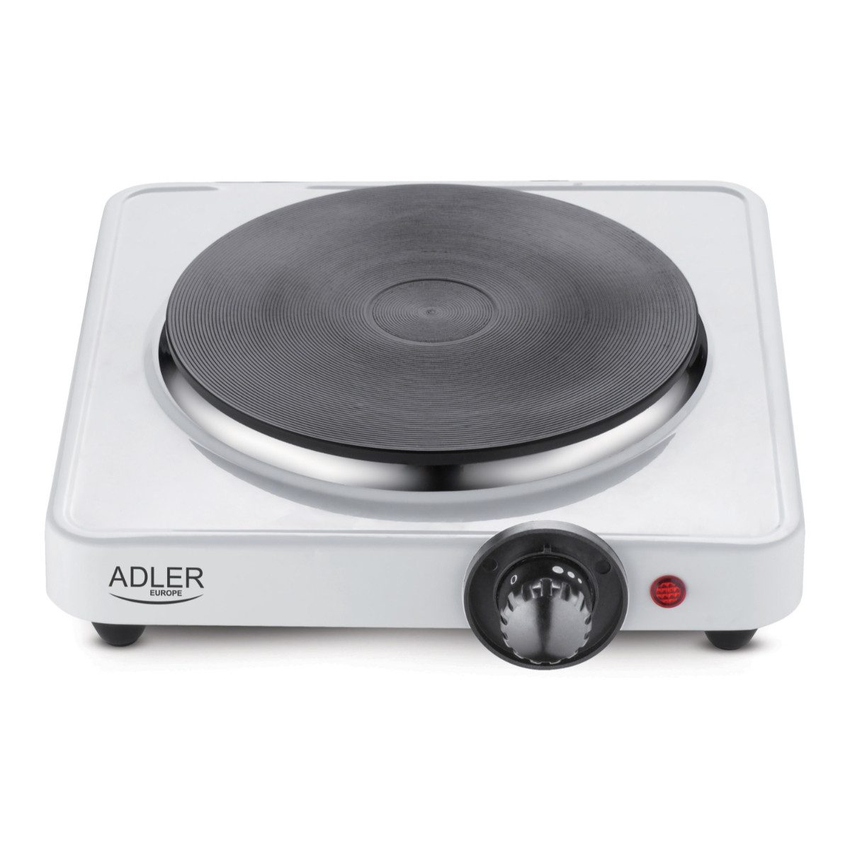 Adler Einzelkochplatte AD 6503, für Camping & Reise, 5 Temperaturstufen