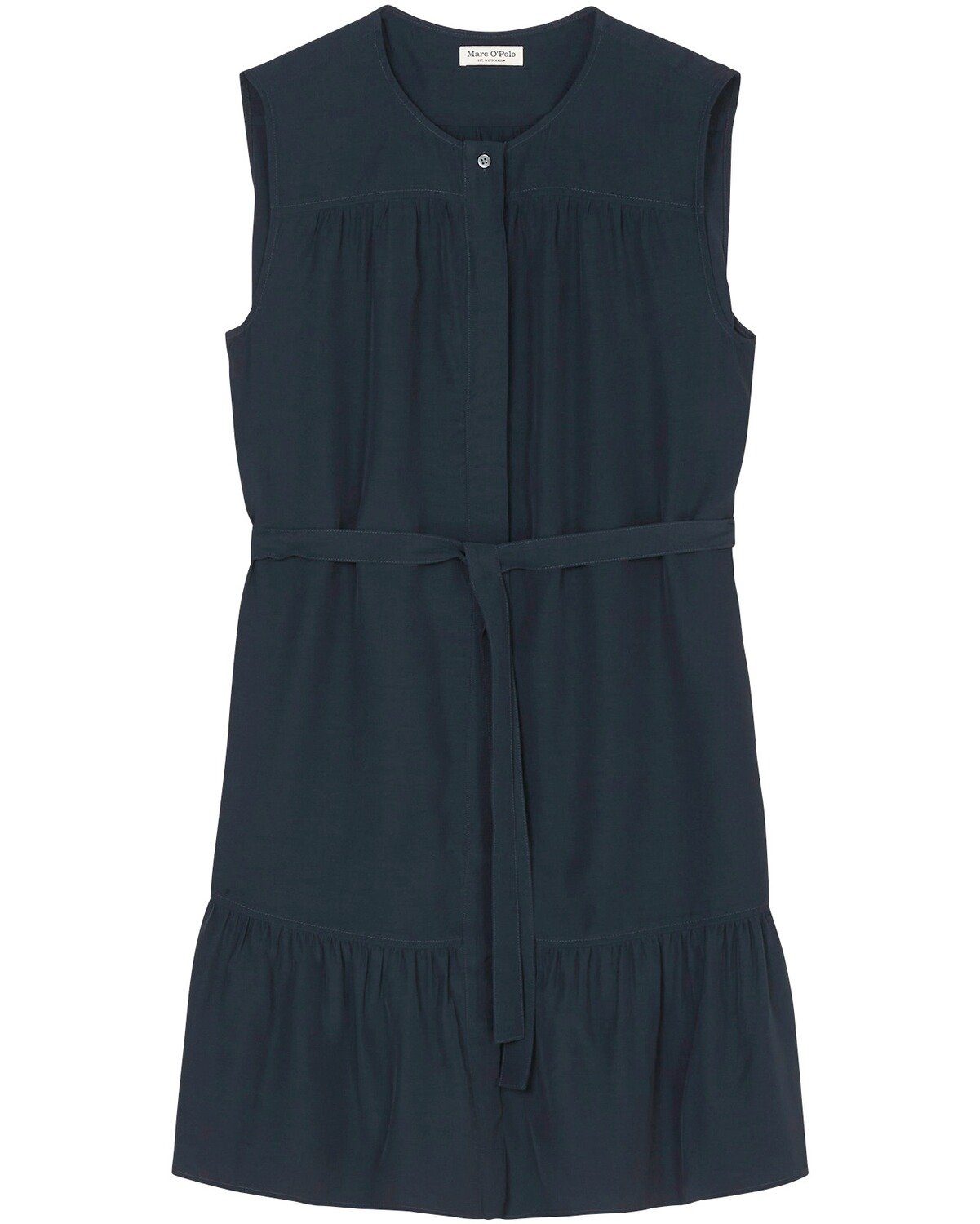 Marc O'Polo Midikleid Kleid mit Taillengürtel günstig online kaufen