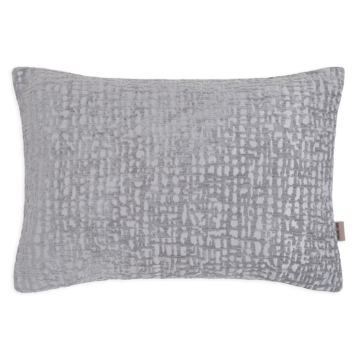 Knit Factory Dekokissen Mart Grau 60x40 Hellgrau 60x40 cm, Modell Mart