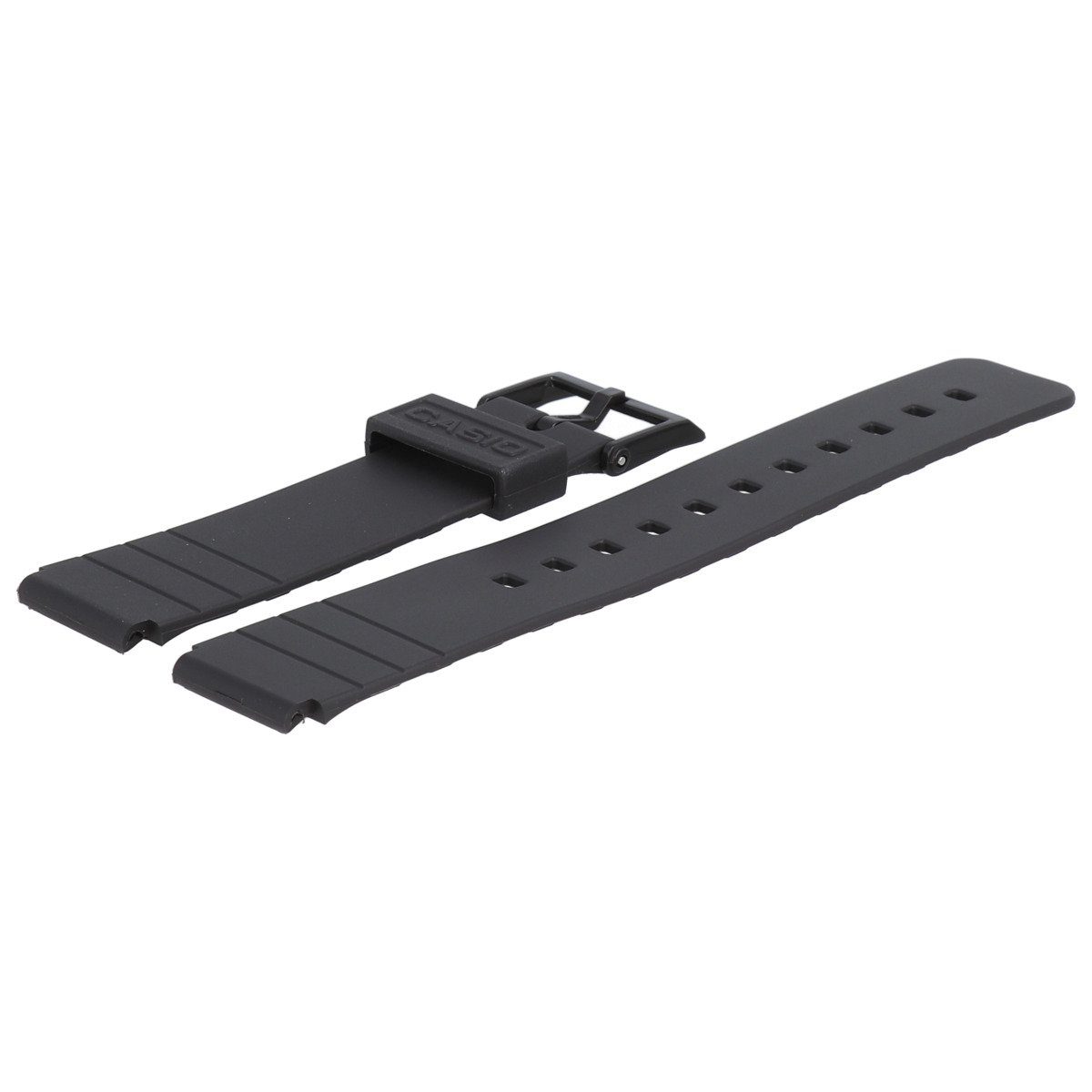 CASIO Uhrenarmband 16mm Kunststoff Schwarz MQ-104 günstig online kaufen