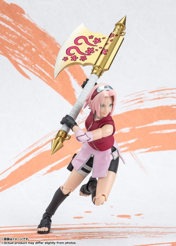 Bandai Tamashii Nations Actionfigur S.H.Figuarts Naruto Shippuden Sakura Haruno 14 cm Actionfigur Narutop9