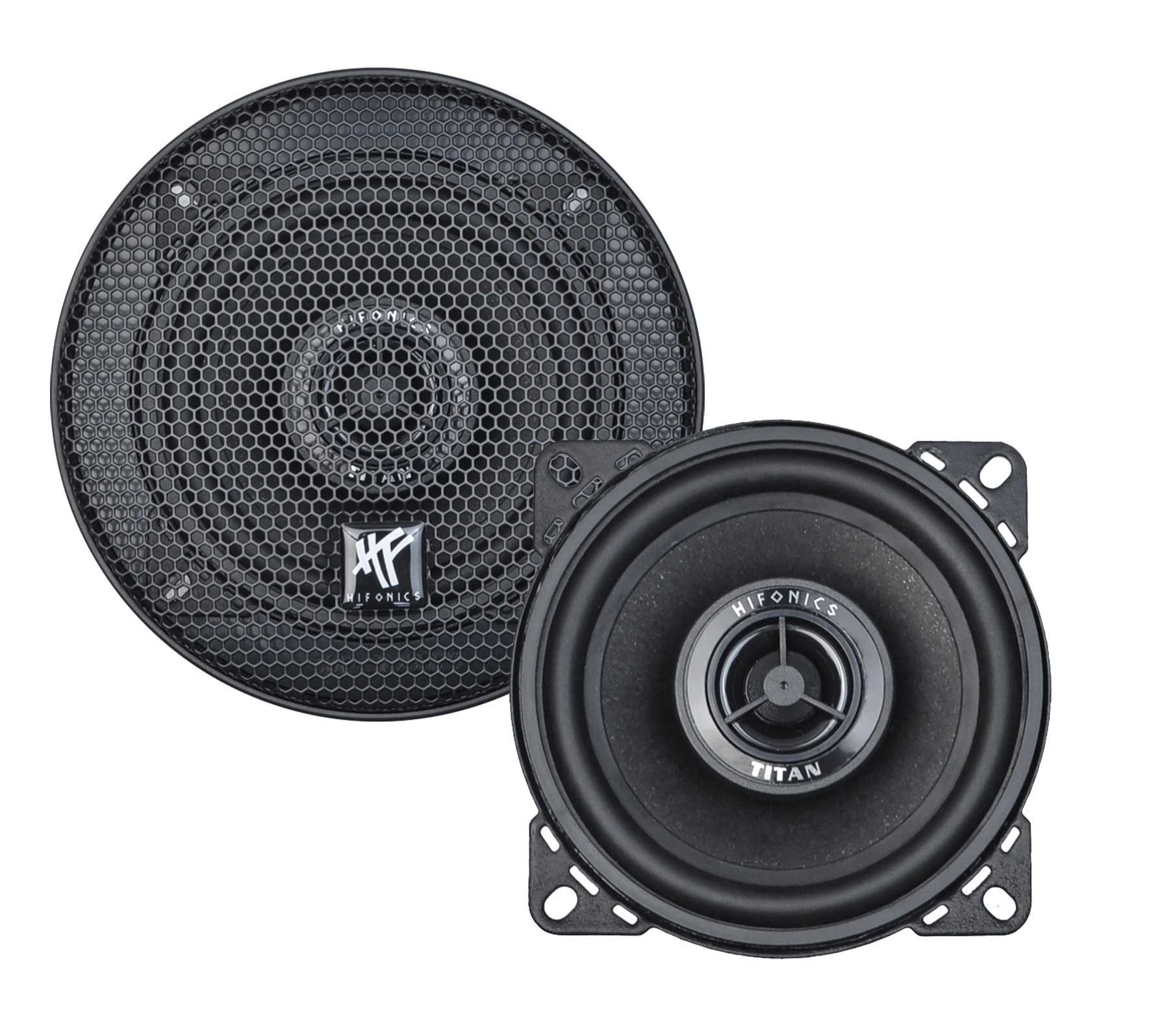 Hifonics Titan TRX42 10 cm (4) 2-Wege Koaxial-Lautsprecher Auto-Lautsprecher (60 W)