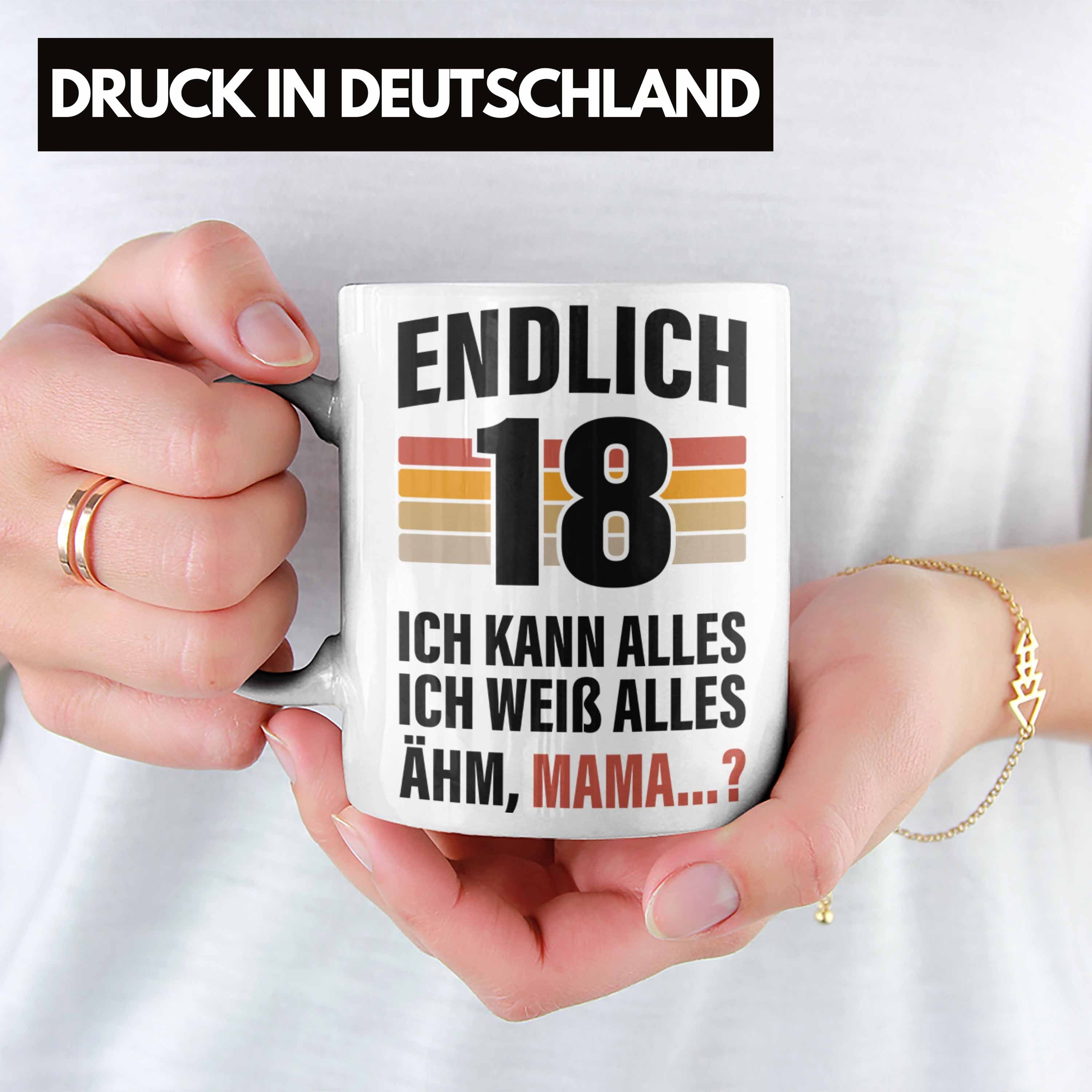 Trendation Tasse Trendation - 18. Geburtstag Junge Mädchen Tasse 18 Jahre alt Sohn Tochter Geschenkidee – Bild 2 von 5