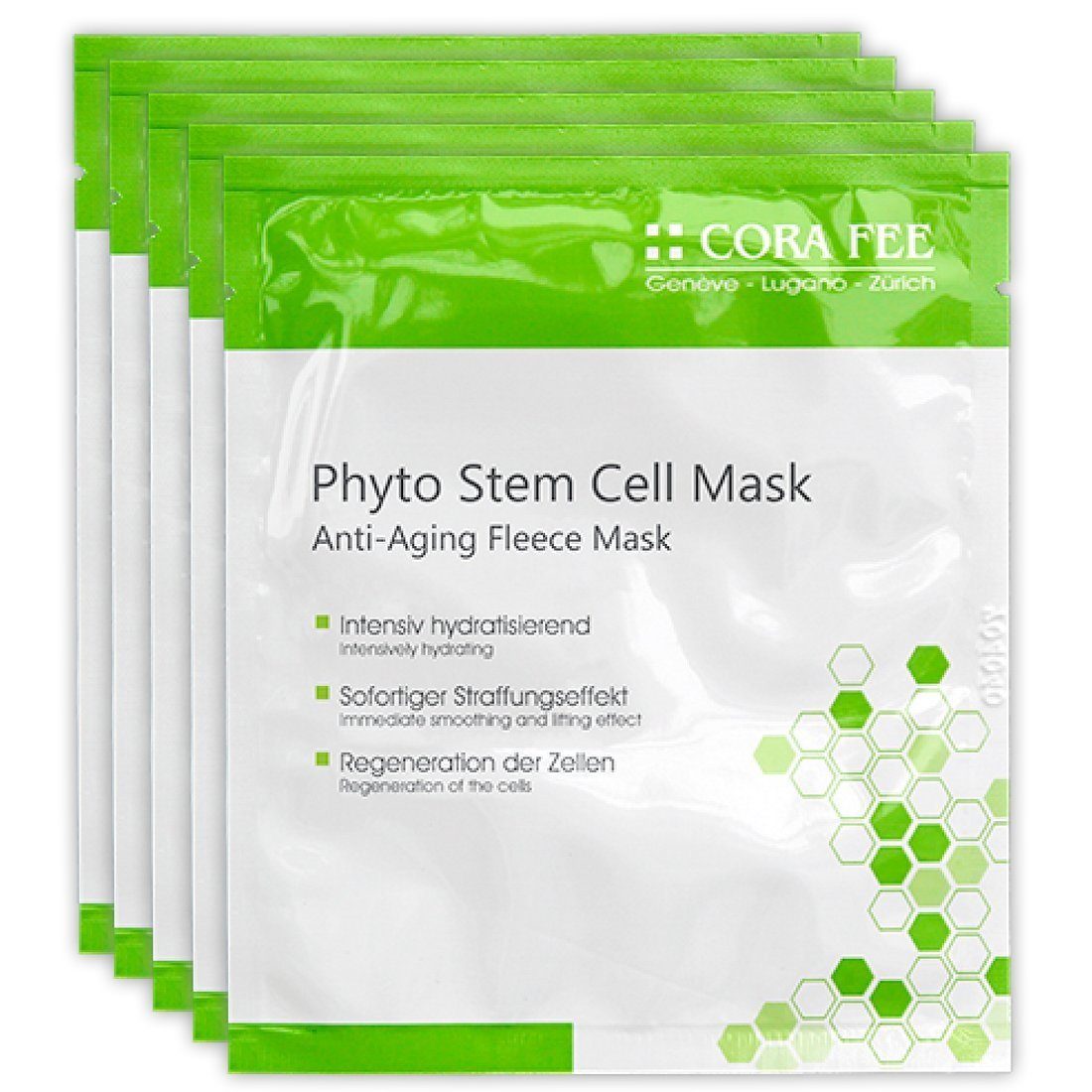 CORA FEE Gesichtspflege Phyto Stem Cell Anti Aging Vliesmaske 5 Masken, 5-tlg. | Tagescremes