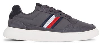 Tommy Hilfiger LIGHT CUPSOLE LTH MIX STRIPES Sneaker mit gepolstertem Schaftrand, Freizeitschuh, Halbschuh, Schnürschuh