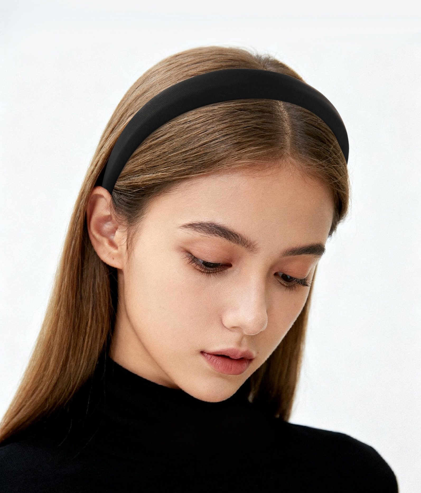 axy Haarreif Haarreif mit Stoff gepolstertes Candy Colours, Vintage Damen Haareifen Haarband