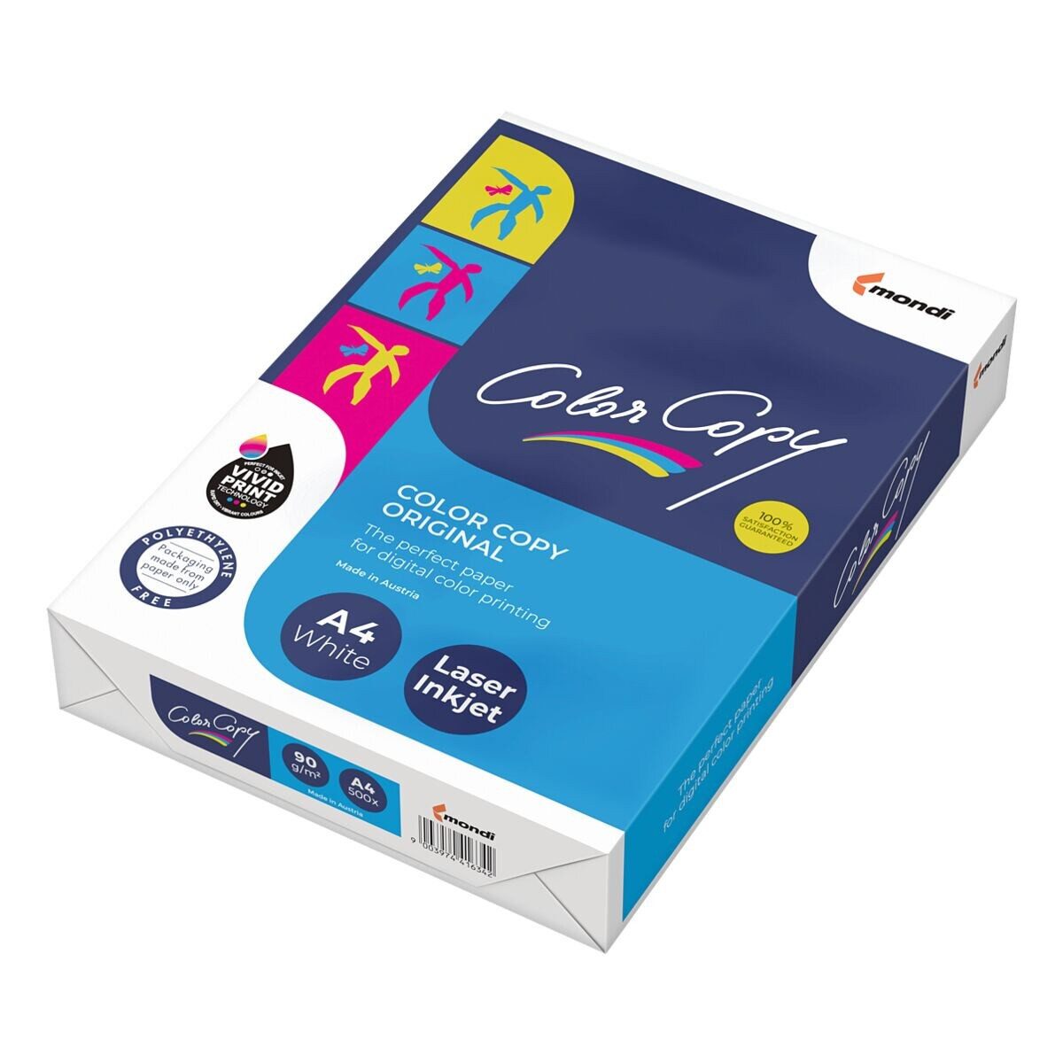 Mondi Business Paper Farblaser-Druckerpapier Color Copy, Format DIN A4, 90 g/m², 161 CIE, 500 Blatt