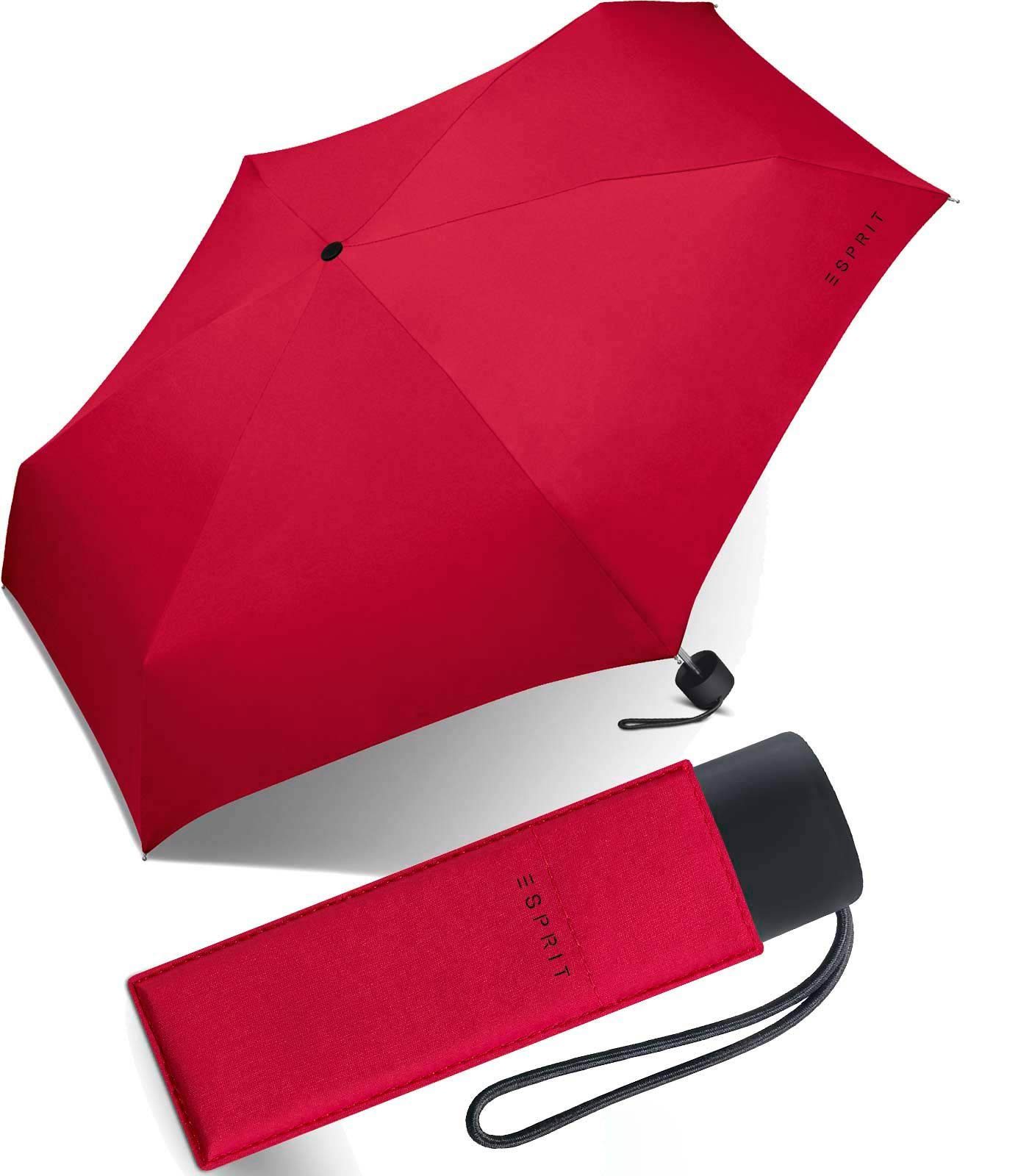 Esprit Taschenregenschirm Super Mini Schirm Petito sehr klein und leicht, passend für die Handtasche