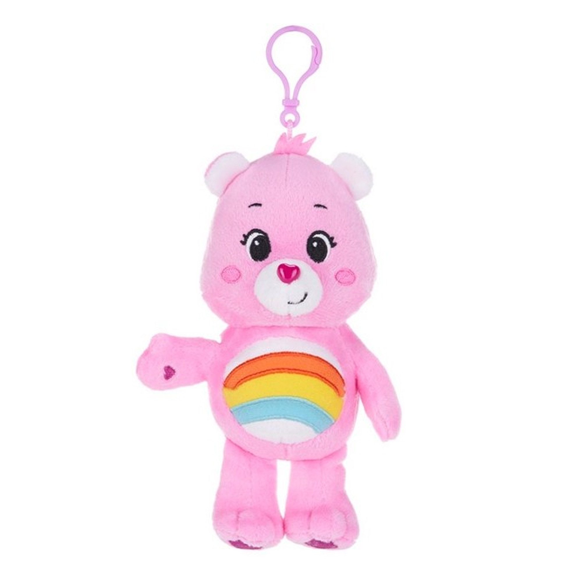 Whitehouse Leisure International Ltd Taschenanhänger Hurrabärchi - Cheer Bear Plüsch (16 cm) - Glücksbärchis