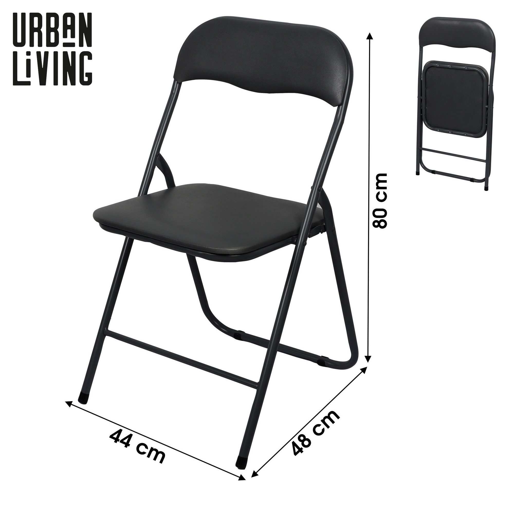 Urban Living Klappstuhl Beistellstuhl "PRAKTIK" Gästestuhl günstig online kaufen