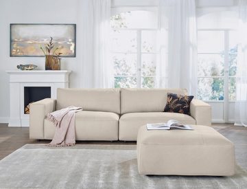 GALLERY M branded by Musterring Big-Sofa »Lucia«, in vielen Qualitäten und 4 unterschiedlichen Nähten, 3-Sitzer