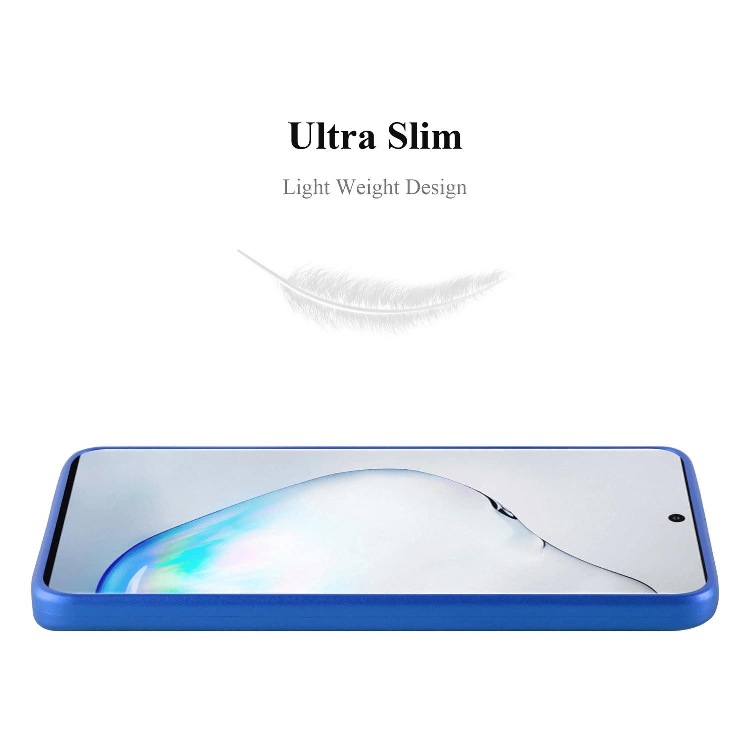 Cadorabo Handyhülle für Samsung Galaxy NOTE 10 PLUS Hülle Samsung Galaxy NOTE 10 PLUS, Flexible TPU Silikon Handy Schutzhülle - Hülle - ultra slim