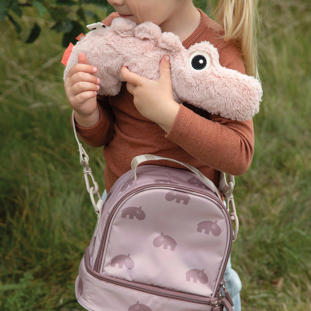 Done by Deer Lunchbox Isolierte Kinder-Lunchtasche Ozzo Rosa 22 x 14,5 x H24 cm