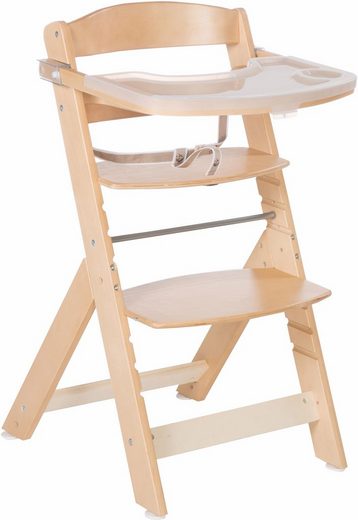 roba® Hochstuhl »Treppenhochstuhl Sit up Super Maxi, natur«, aus Holz