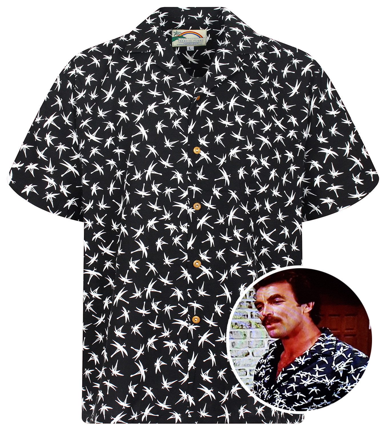 Paradise Found Hawaiihemd Tom Selleck Dragonfly Original Hawaiihemd Herren günstig online kaufen