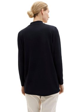 TOM TAILOR Shirtjacke ohne Verschluss und in langer Form