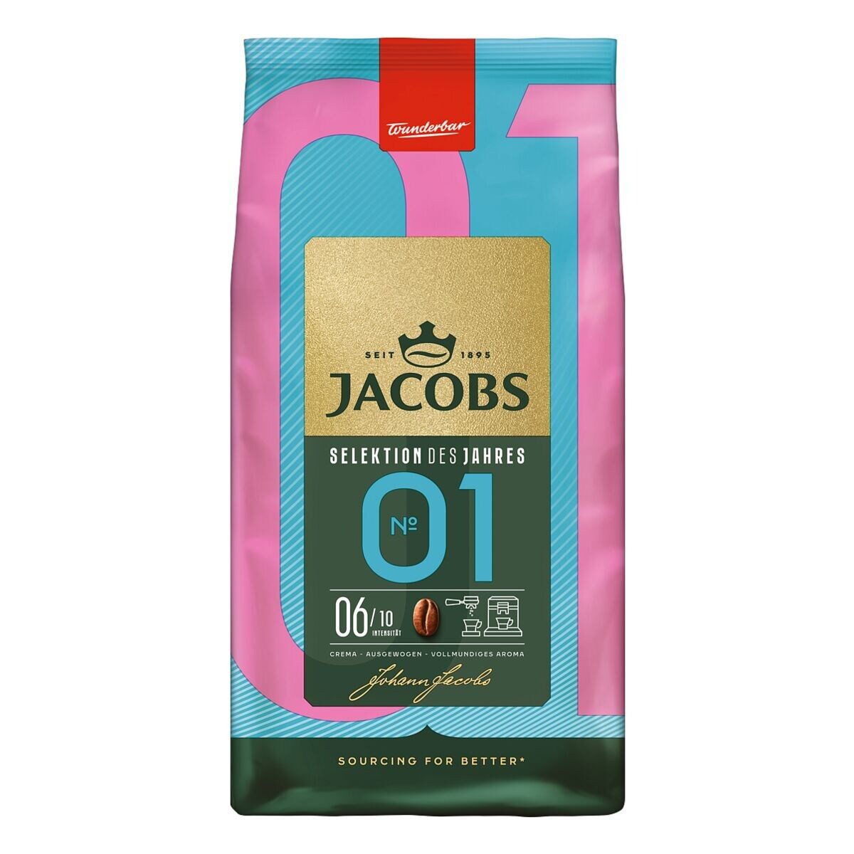 JACOBS Kaffee Selektion des Jahres No 01, 1000 g, ganze Bohnen