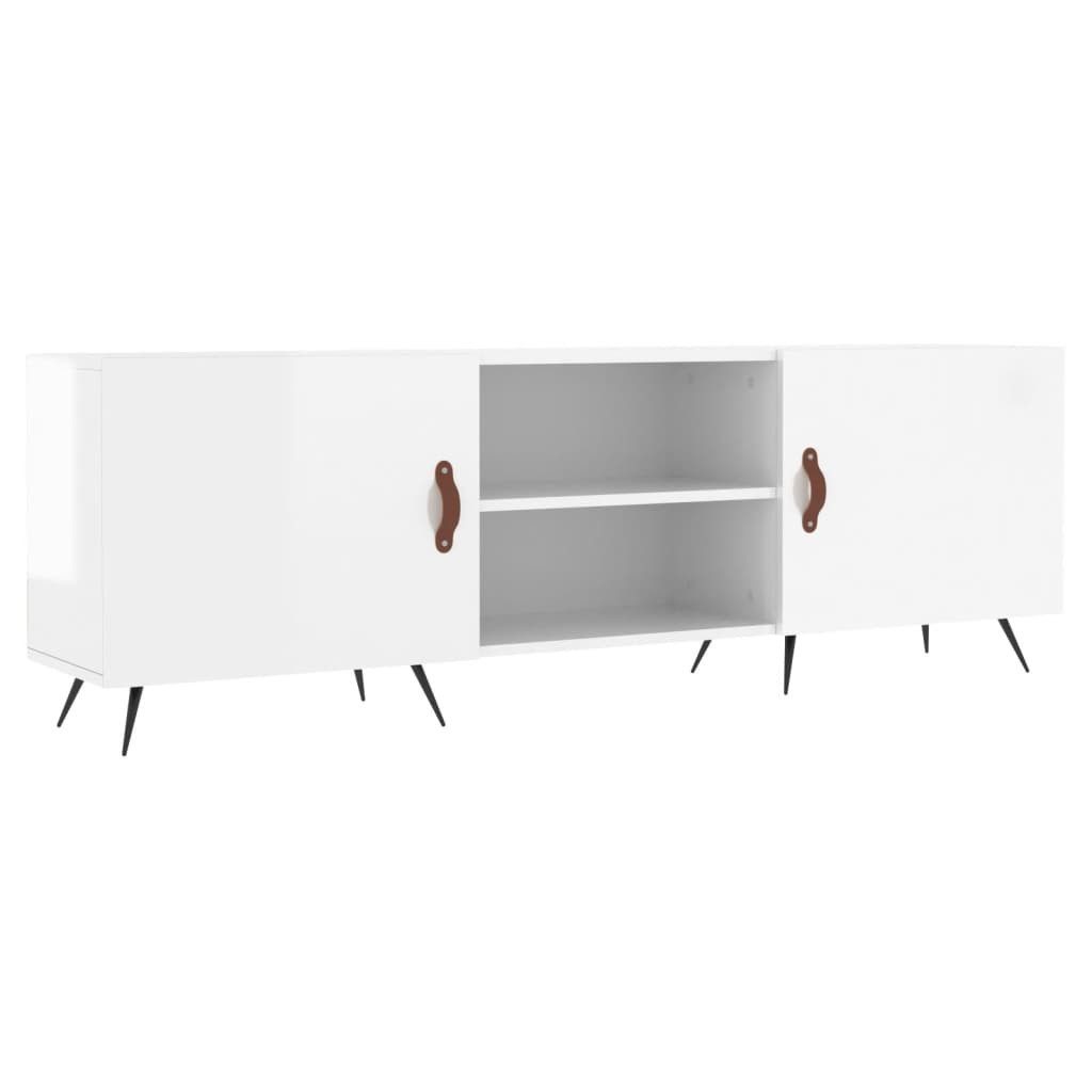 vidaXL TV-Schrank TV-Schrank Hochglanz-Weiß 150x30x50 cm günstig online kaufen