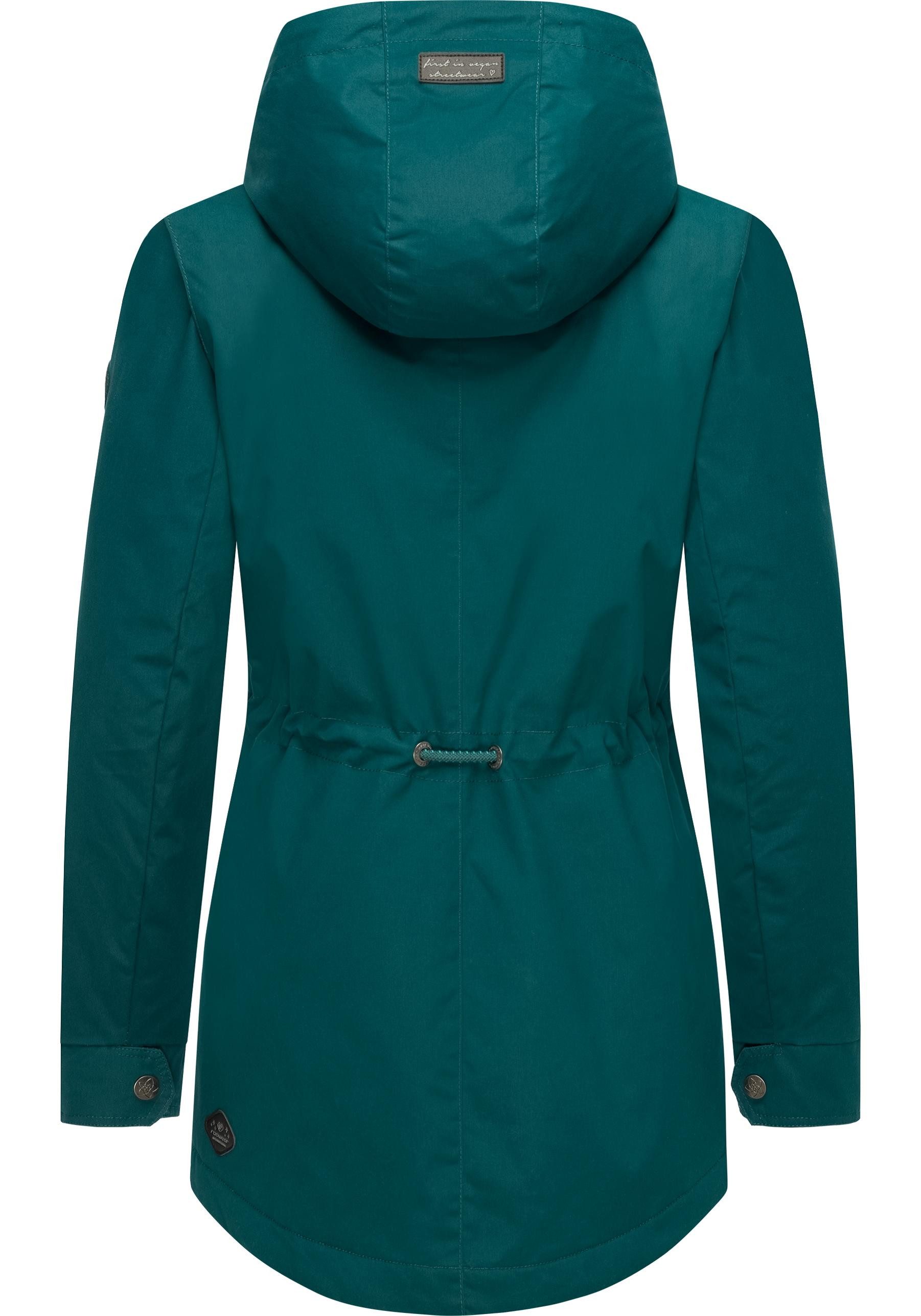 Ragwear Winterjacke Monadis Black Label stylischer Winterparka für die kalte Jahreszeit