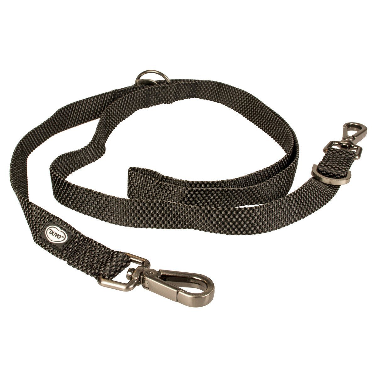 Hundeleine East Duo Leine Nylon schwarz