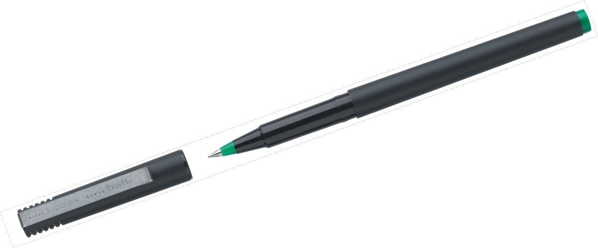 uni-ball Tintenfeinschreiber Tintenkugelschreiber Micro UB-120 grün (12 Stück)