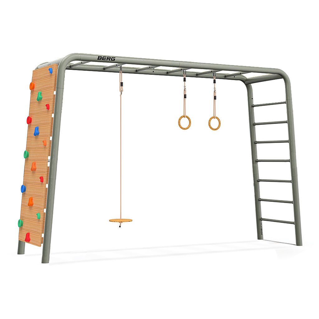 Berg Klettergerüst PlayBase L Schaukelgestell Schwarz günstig online kaufen