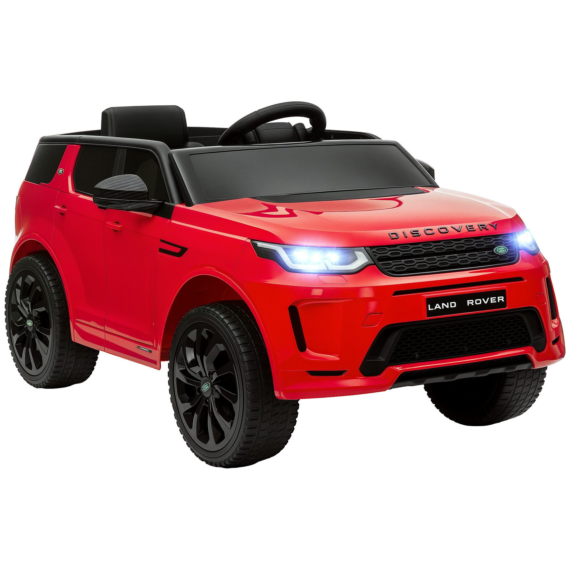 AIYAPLAY Elektro-Kinderauto 12V Kinderauto mit 2,4G Fernbedienung, Musik, Hupe, Belastbarkeit 25 kg, (1-tlg), 3-5 km,h, für Kinder 3-6 Jahre, Schwarz