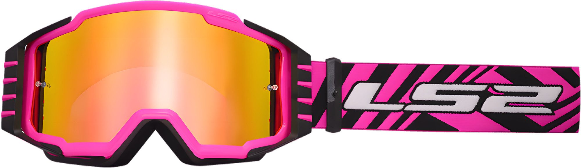 LS2 Motorradbrille Charger Pro Motocross Brille, Mit Band