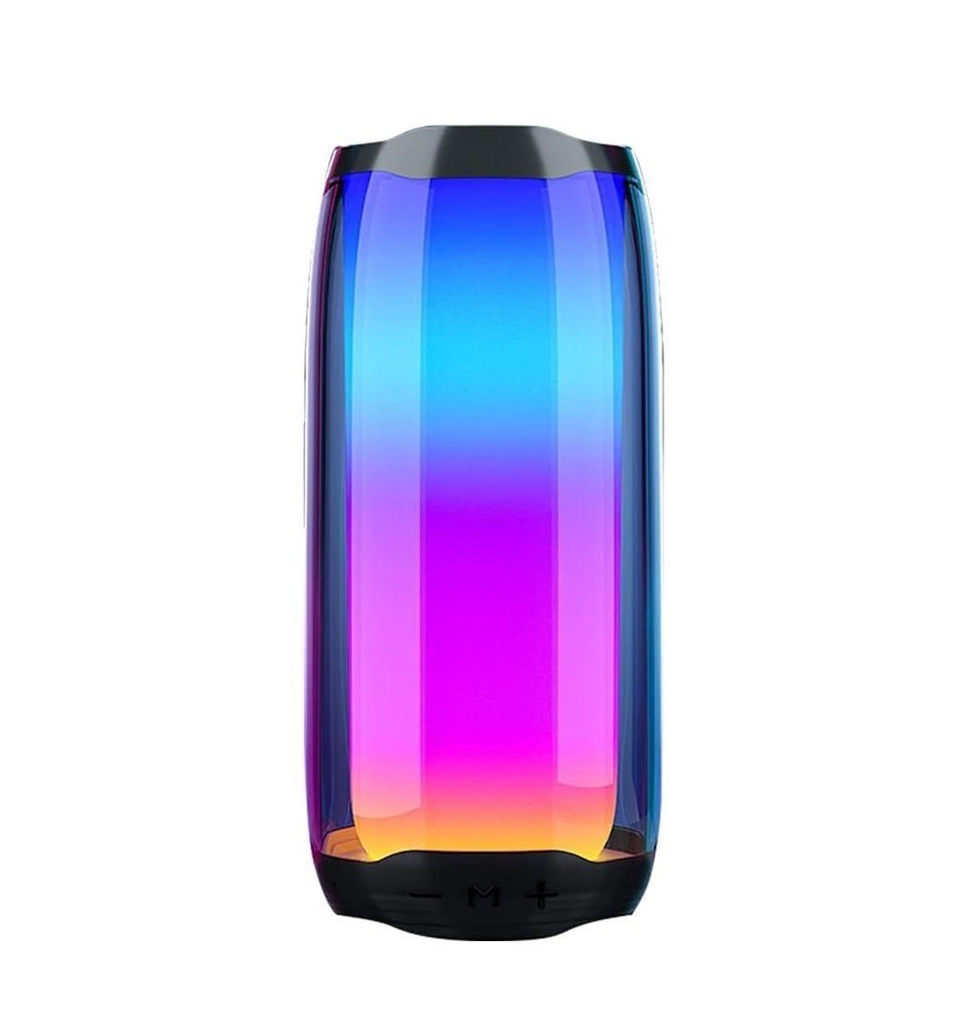 DOPWii Lautsprecher mit 360° Beleuchtung Bluetooth-Lautsprecher Bluetooth C 5.0 Speaker,IPX5,Type