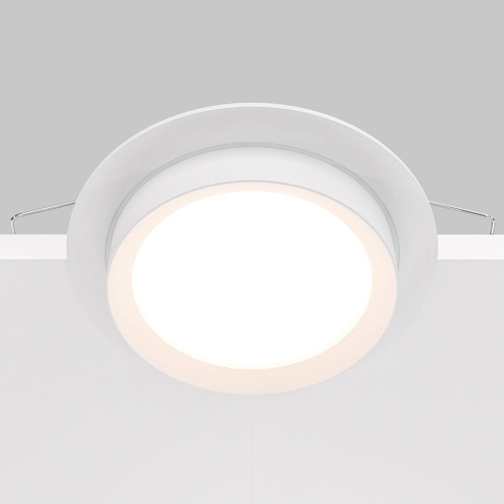 warmweiss, GX53 Angabe, Einbauleuchte Einbauleuchte Nein, Einbaustrahler, in Hoop rund, keine enthalten: Deckeneinbauleuchte Weiß Leuchtmittel click-licht