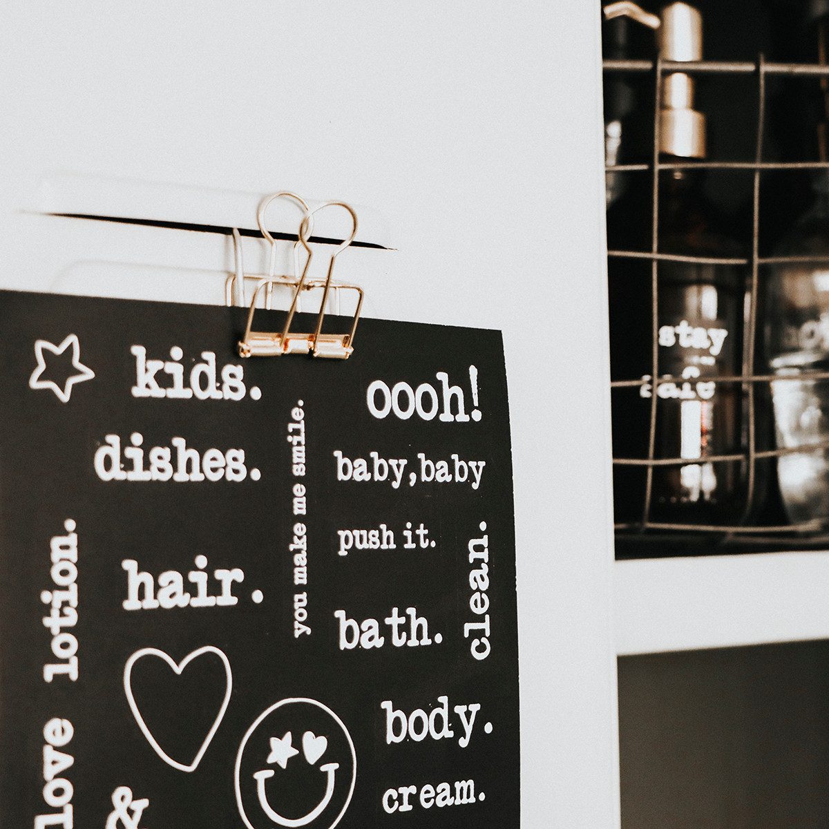 a good smile Seifenspender DIY Glas braun schwarz 250ml günstig online kaufen