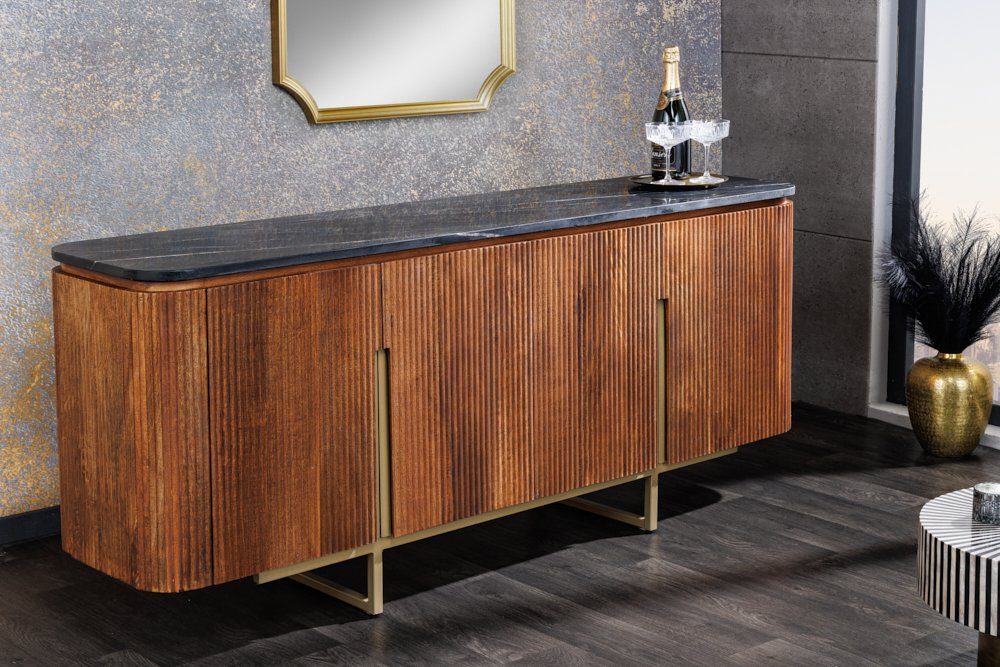 riess-ambiente Sideboard GATSBY 160cm braun / günstig online kaufen