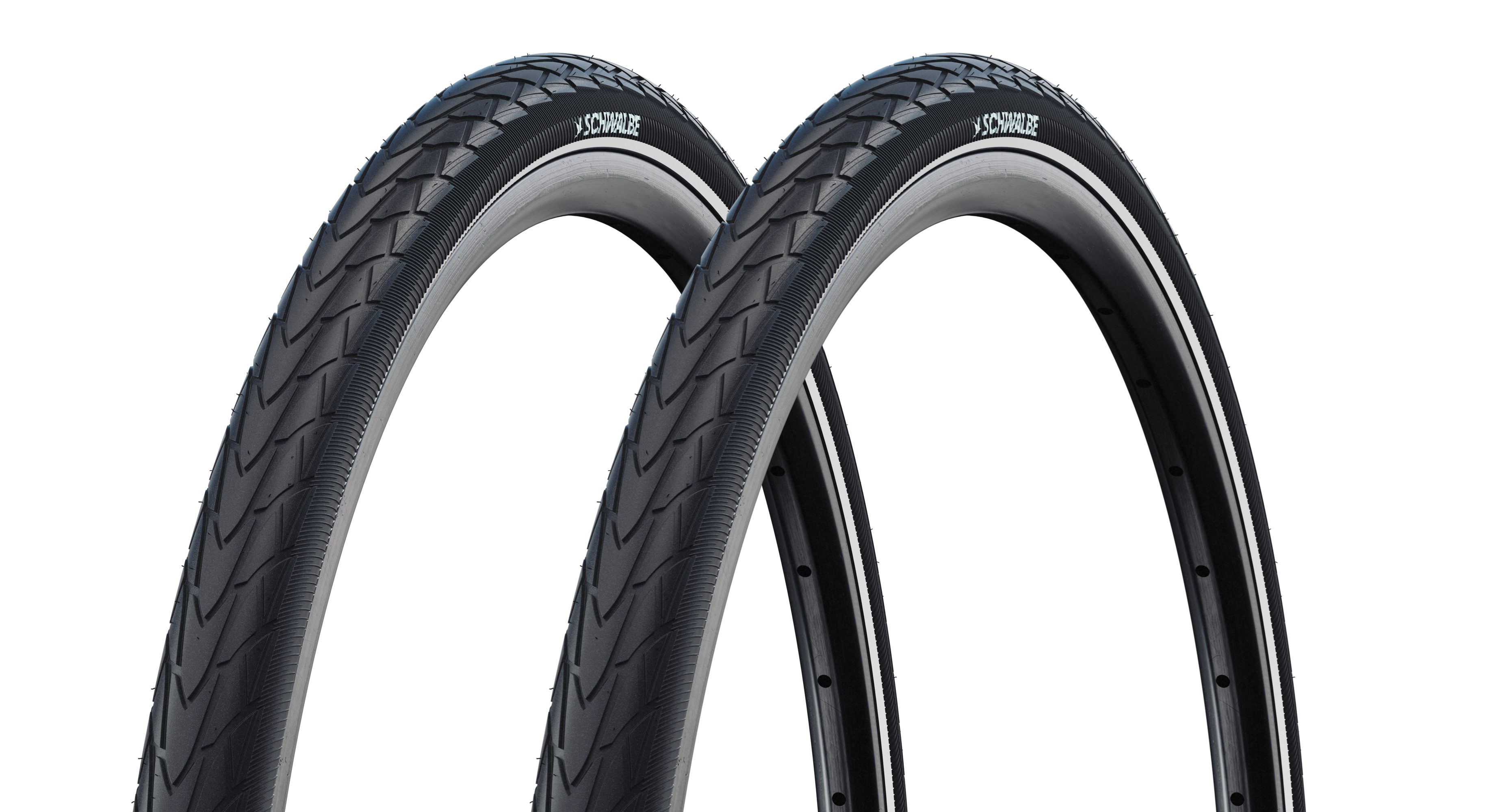 Schwalbe Fahrradreifen 2x Schwalbe Marathon Racer 18 x 1.50 - 40-355 Reifen