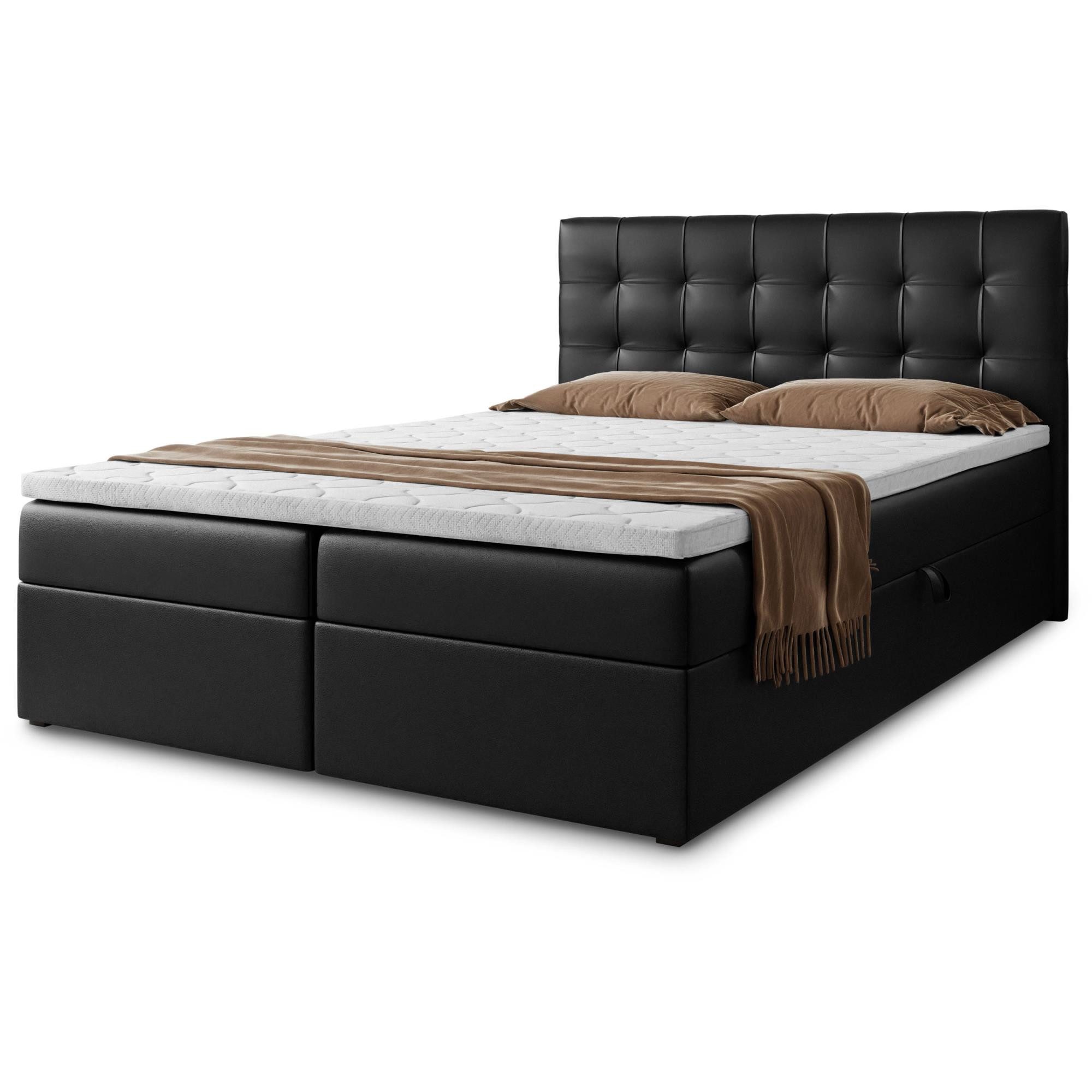 Beautysofa Boxspringbett Topiq II B: 140, günstig online kaufen