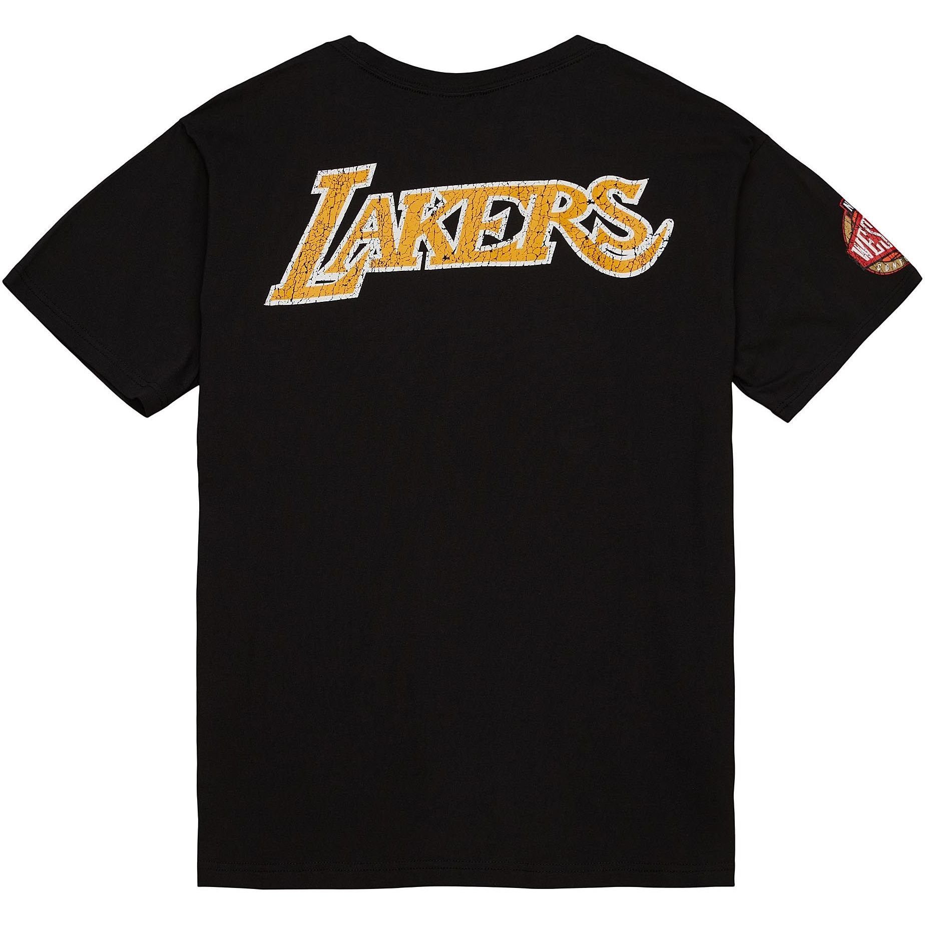 Ness Mitchell Print-Shirt Lakers ORIGINS Angeles TEAM & Los