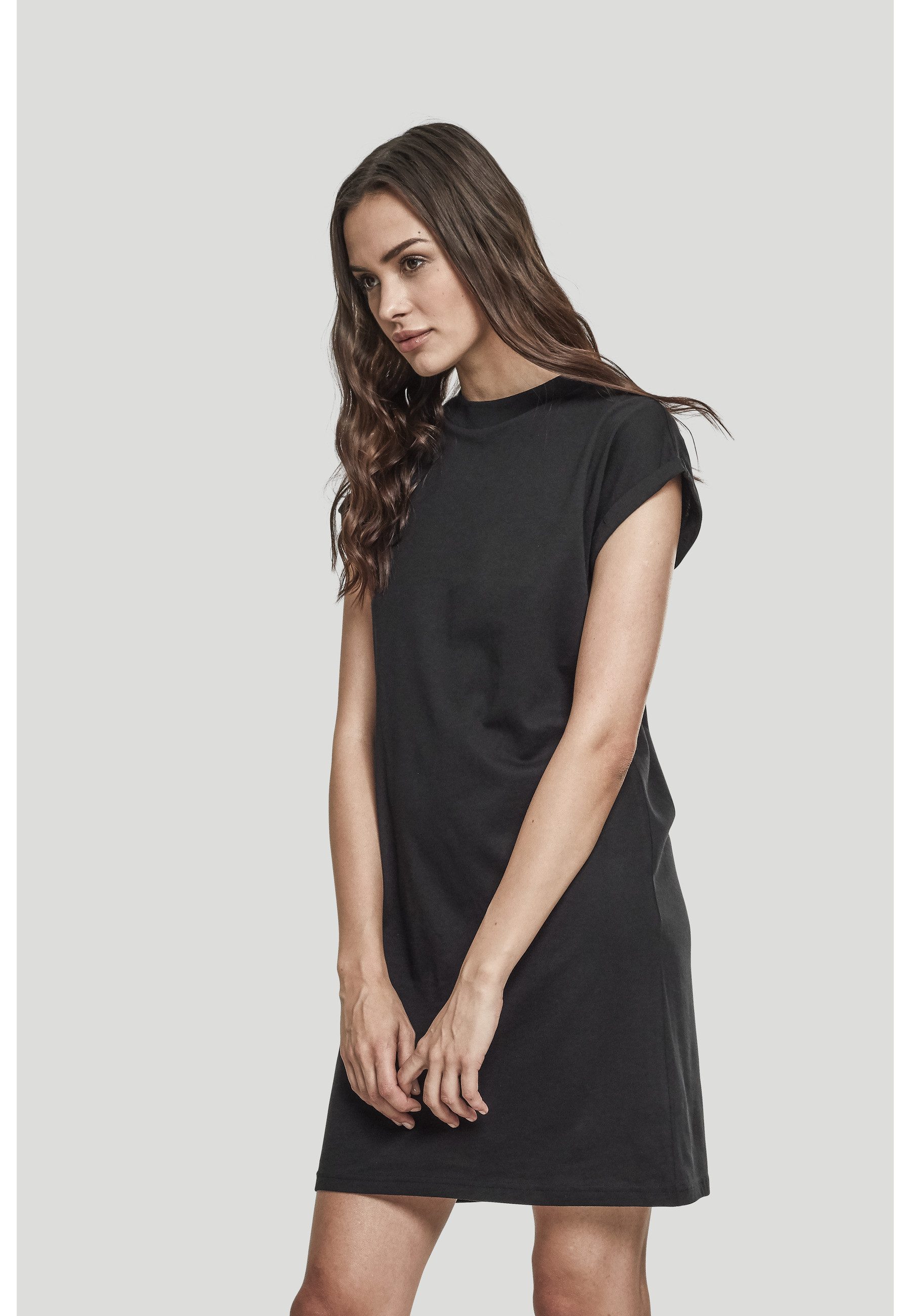 URBAN CLASSICS Shirtkleid Urban Classics Damen Ladies Turtle Extended Shoulder Dress (1-tlg) – Bild 4 von 5