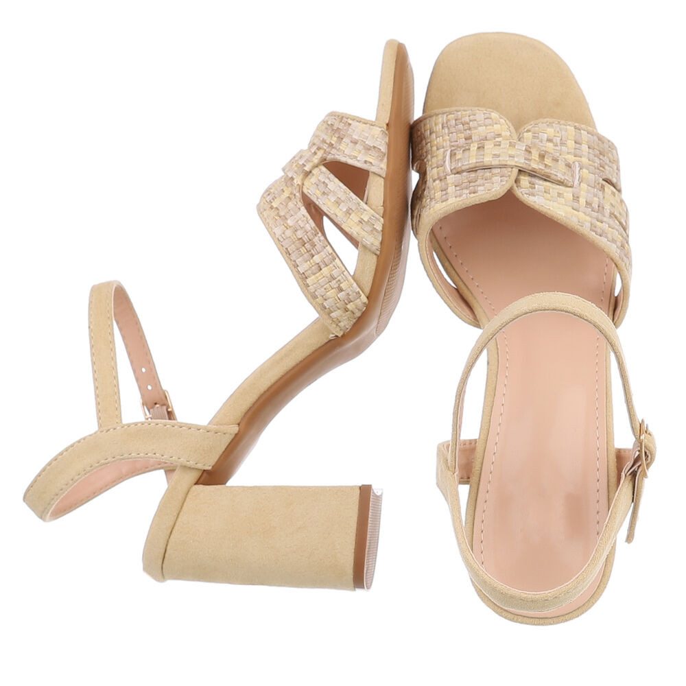 Ital-Design Sandalette (89092321) Blockabsatz Sandalen & Sandaletten in Bei günstig online kaufen