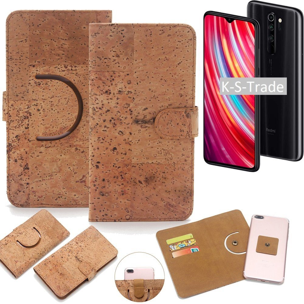 K-S-Trade Handyhülle für Xiaomi Note 8 Pro, Handy Hülle Schutz Hülle Handyhülle Schutzhülle Korkhülle