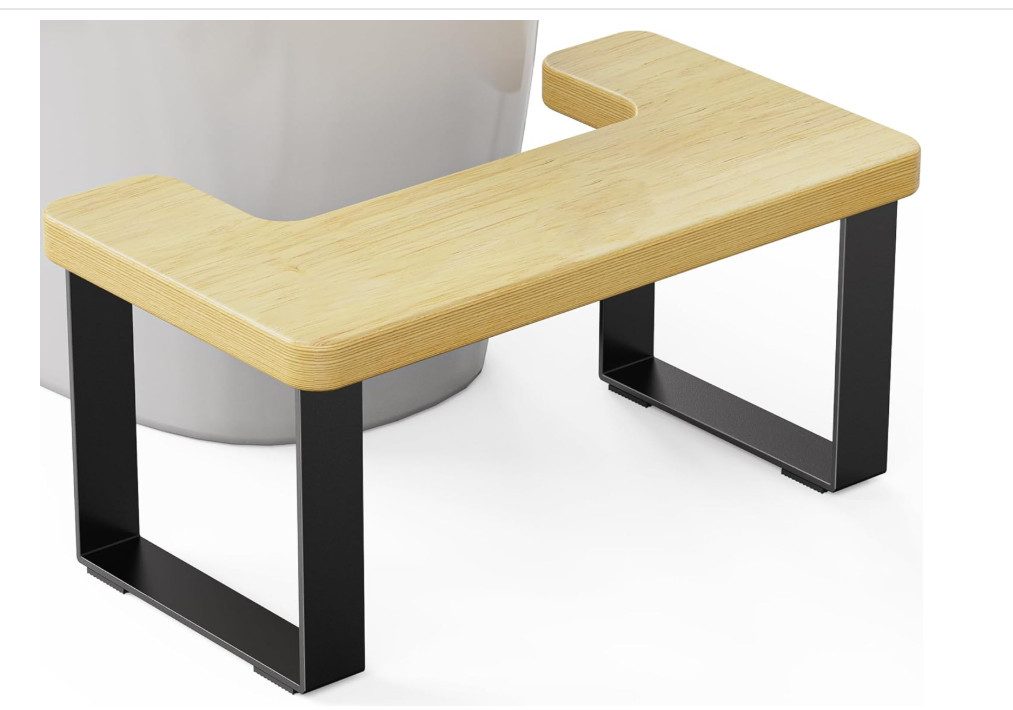 Youyijia Toiletten-Stuhl 7 Zoll Metall Toilettenhocker Rutschfester Fußhocker Badezimmer