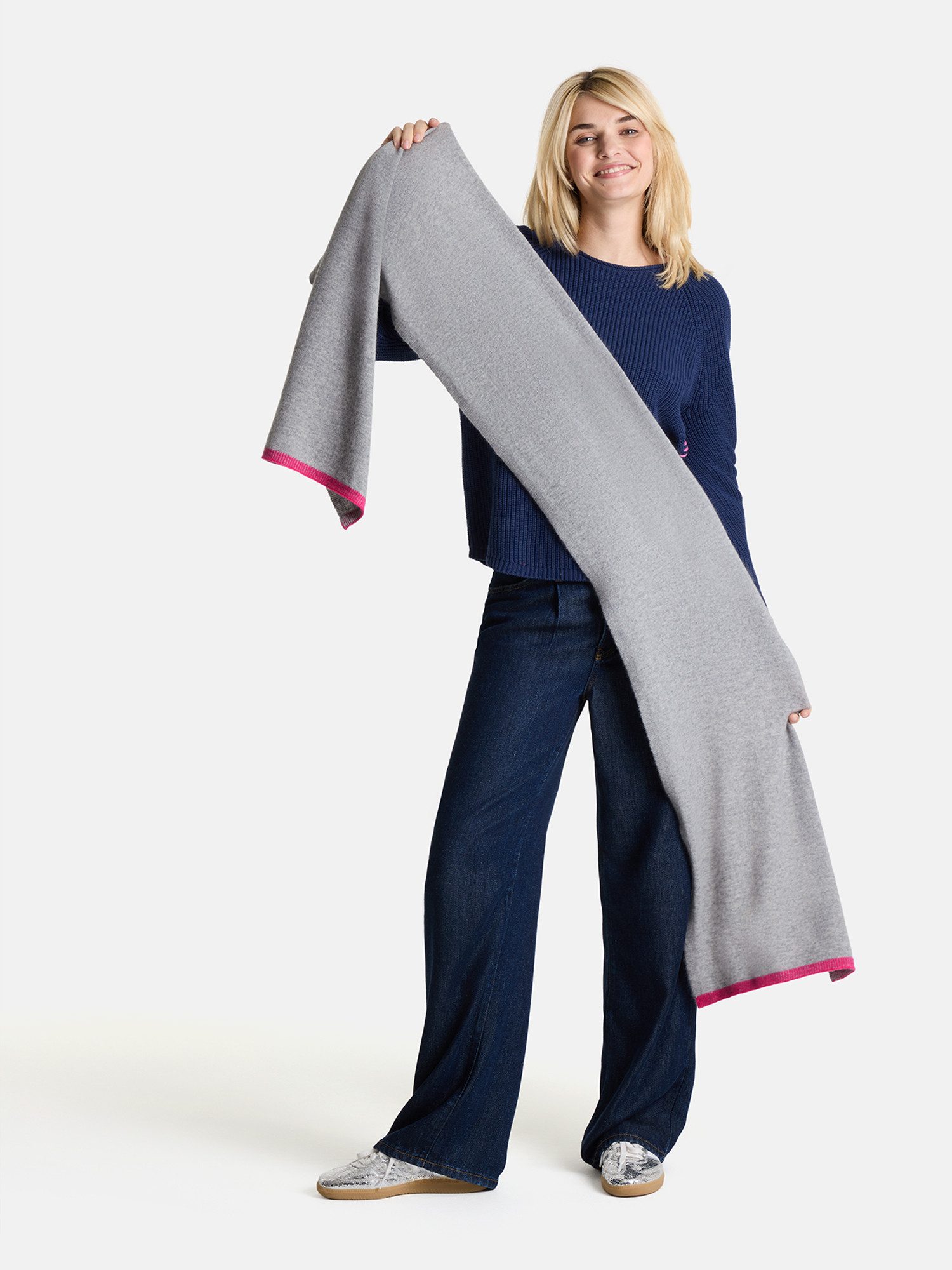 Lieblingsstück Schal Damen-Strickschal, aus Wolle und Kaschmir