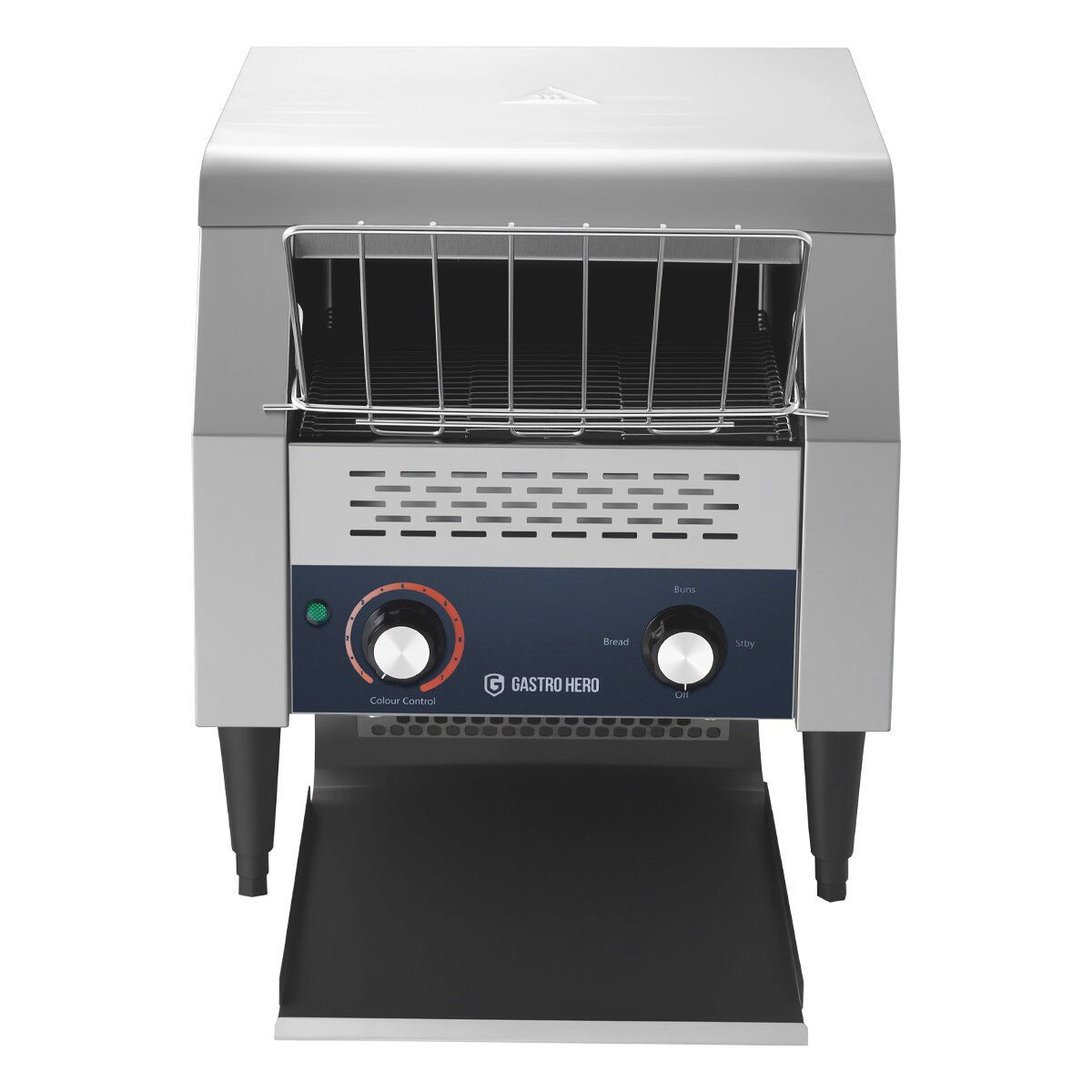 GastroHero Tunnel-Toaster Durchlauftoaster Förderband Toaster 130 Toastscheiben/h, 2200 W, Einstellbare Durchlaufgeschwindigkeit, kompakte Vorderausgabe – Bild 4 von 5