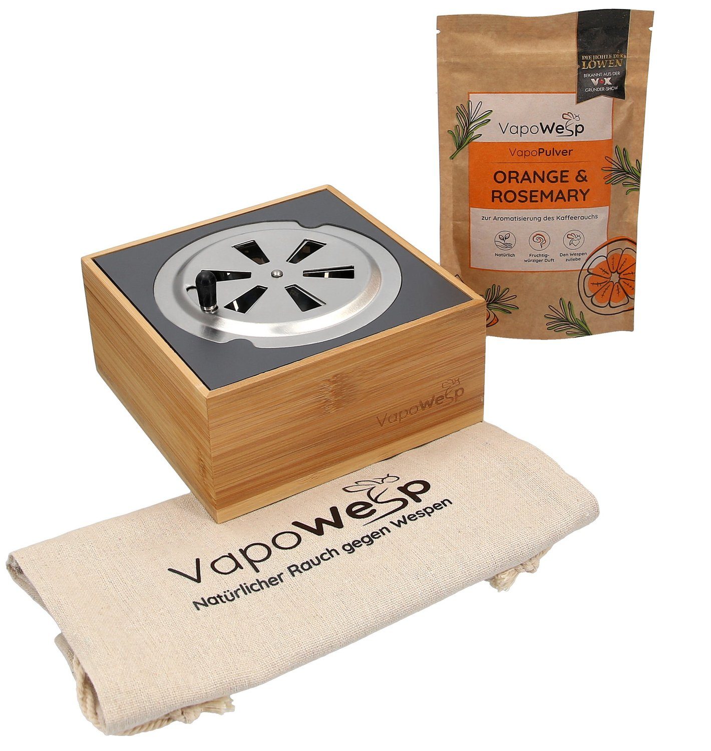 VapoWesp Räucherbox VapoWesp Räucherbox ink.Pulver