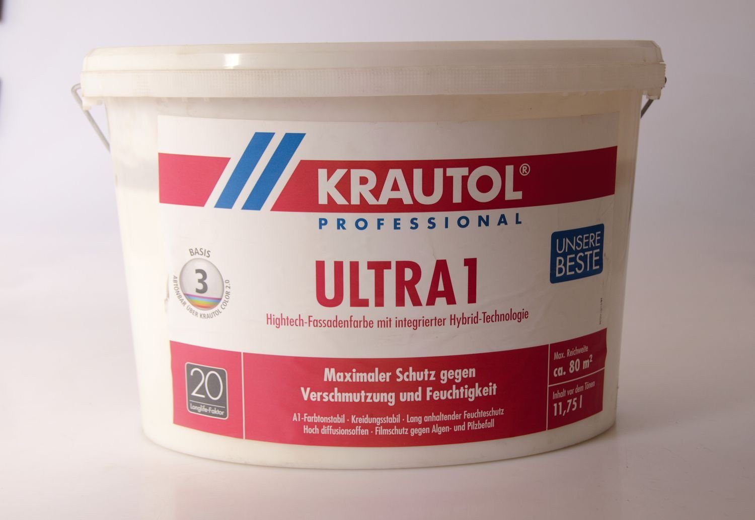 Krautol Vollton- und Abtönfarbe 11,75 l Krautol Ultra 1 Basis 3 361 | Abtönfarben