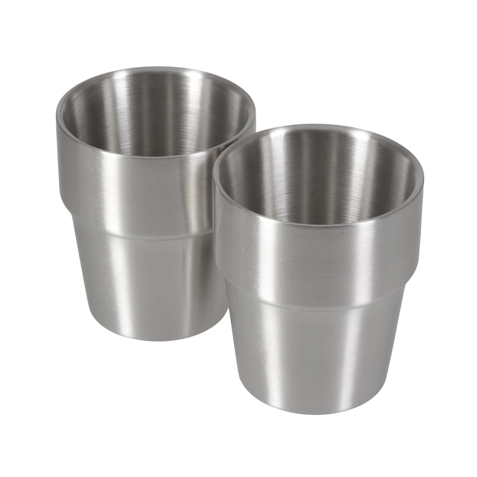 GRÄWE Thermobecher GRÄWE Thermobecher Set, 2-teilig, Edelstahl, Edelstahl 18/10