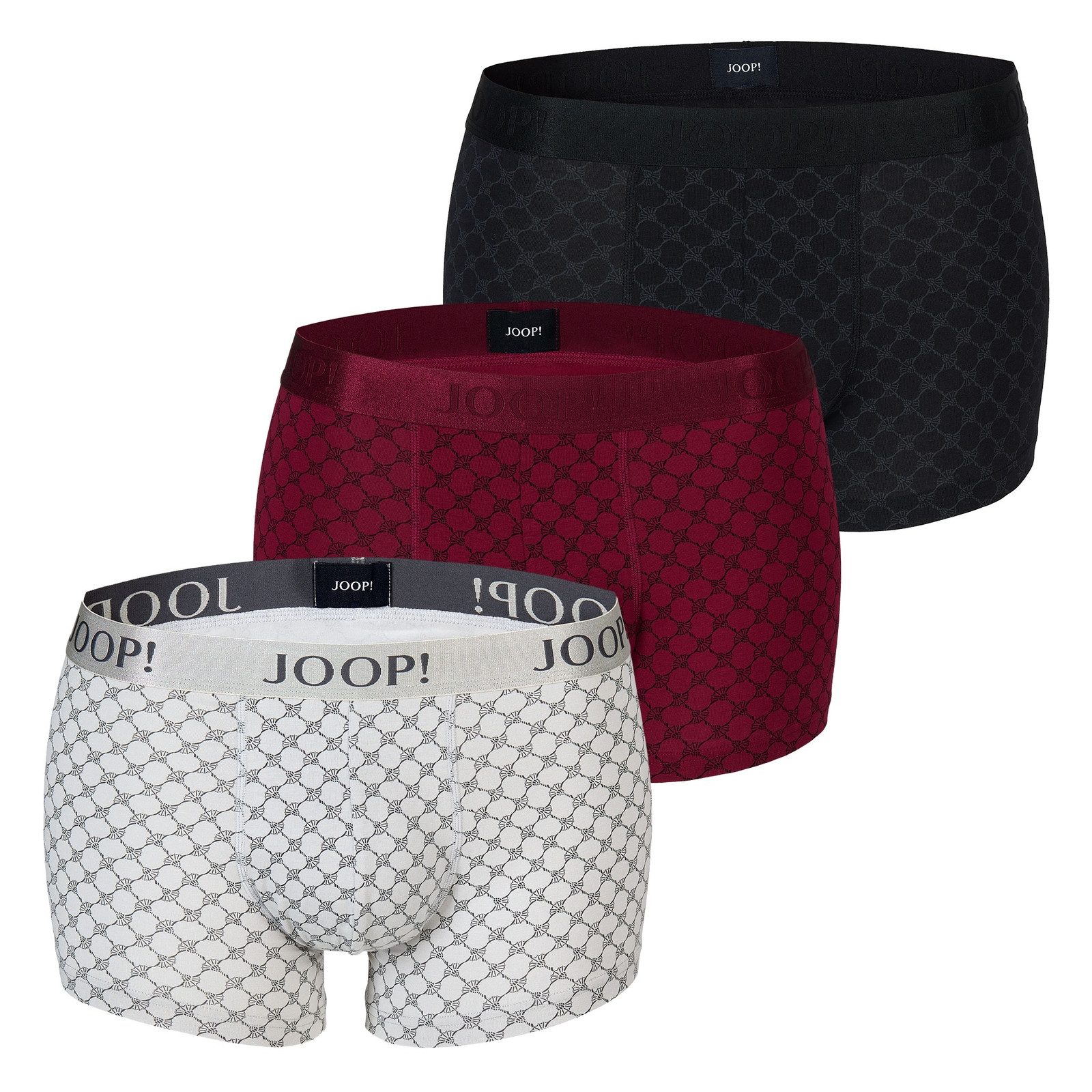 JOOP! Trunk Cotton-Stretch Boxer (3er Set) mit umlaufenden Markenschriftzug günstig online kaufen