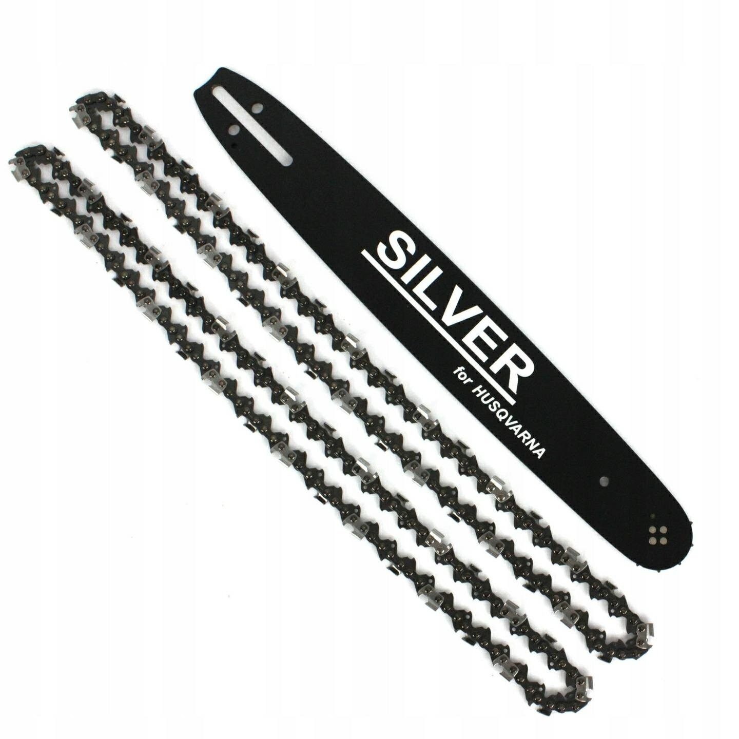 Silver Führungsschiene SILBERNE Führungsschiene+2 x Kette 16" 325 66-1,5 mm Glieder