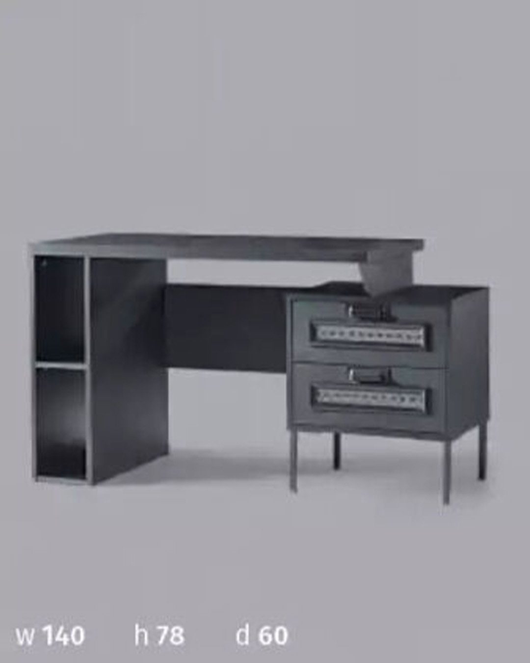 Tische Schreibtisch Kinder Schreibtisch, schwarz Tisch Moderner Schreibtische JVmoebel Möbel
