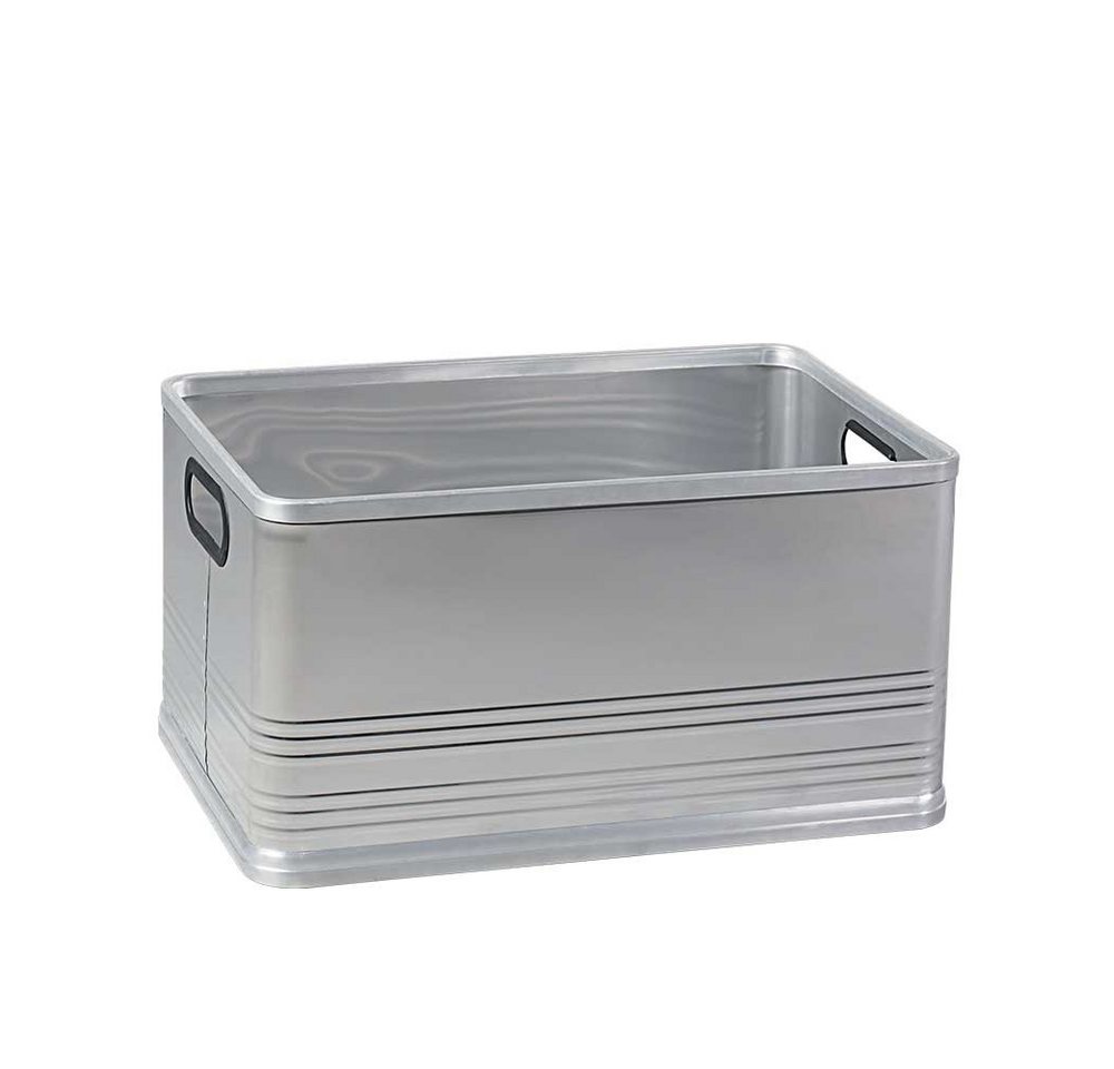 Thumbnail - BRB-Lagertechnik Aufbewahrungsbox Aluminium-Kästen-Set "C", 3 Alu-Transportkästen, 50 Liter, 79 Liter und 118 Liter